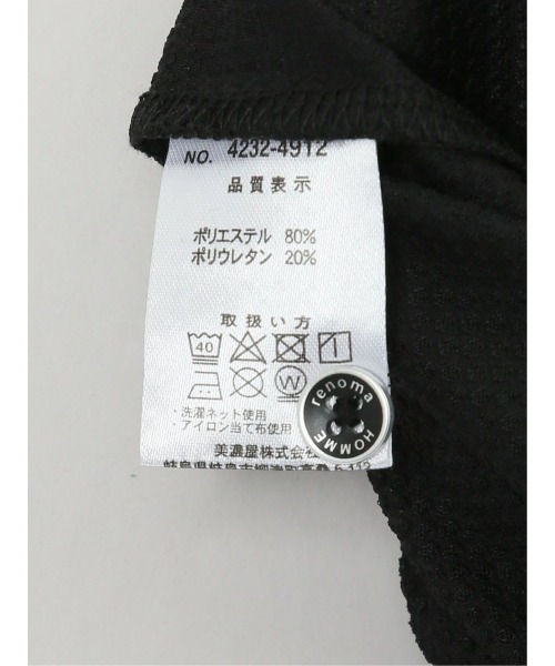 レノマ オム ハニカムメッシュ ワイドカラーポロ（ポロシャツ）｜renoma HOMME（レノマオム）