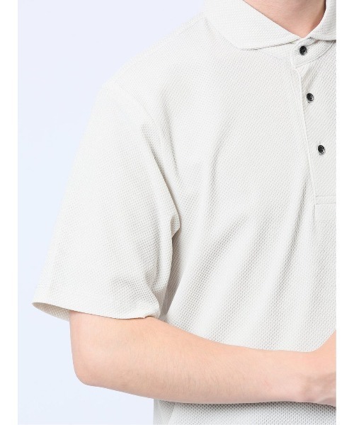 レノマ オム ハニカムメッシュ ワイドカラーポロ（ポロシャツ）｜renoma HOMME（レノマオム）