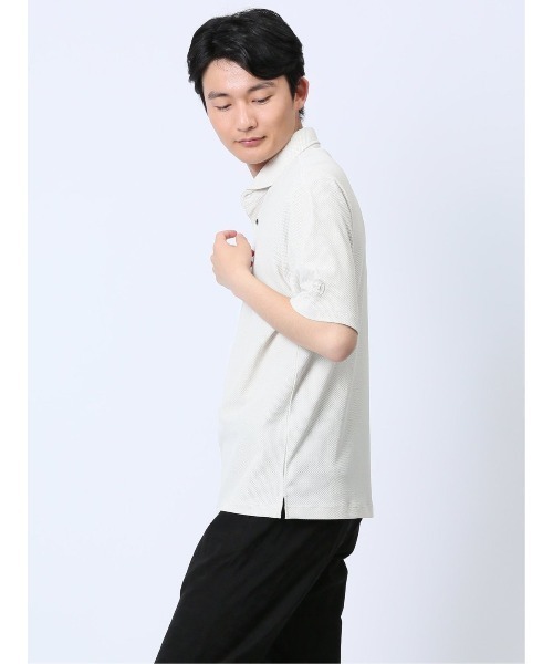 レノマ オム ハニカムメッシュ ワイドカラーポロ（ポロシャツ）｜renoma HOMME（レノマオム）