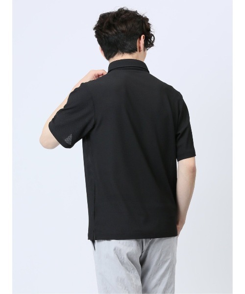 レノマ オム ハニカムメッシュ ワイドカラーポロ（ポロシャツ）｜renoma HOMME（レノマオム）