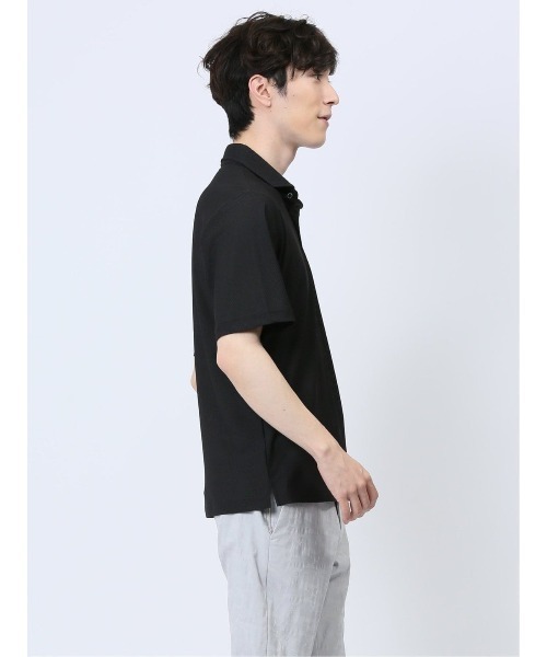 レノマ オム ハニカムメッシュ ワイドカラーポロ（ポロシャツ）｜renoma HOMME（レノマオム）