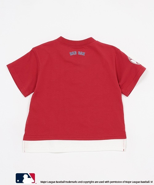 petit main(プティマイン)の「【MLB】サガラロゴTシャツ(Tシャツ/カットソー・キッズ・レッド/ホワイト/ネイビー/オフホワイト・90cm/100cm/110cm/120cm/130cm/140cm/80cm)」の18枚目の写真
