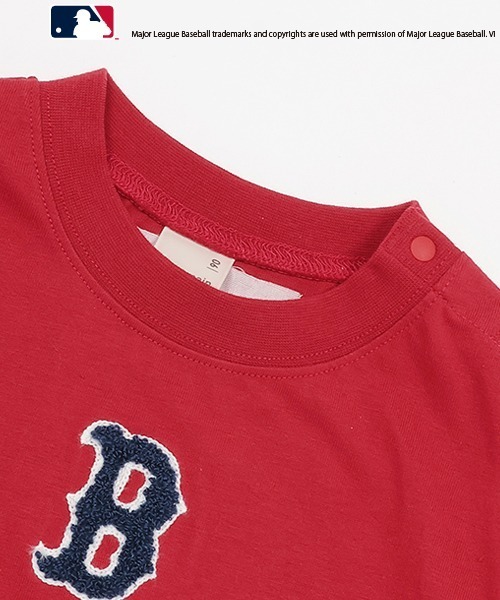 petit main(プティマイン)の「【MLB】サガラロゴTシャツ(Tシャツ/カットソー・キッズ・レッド/ホワイト/ネイビー/オフホワイト・90cm/100cm/110cm/120cm/130cm/140cm/80cm)」の19枚目の写真