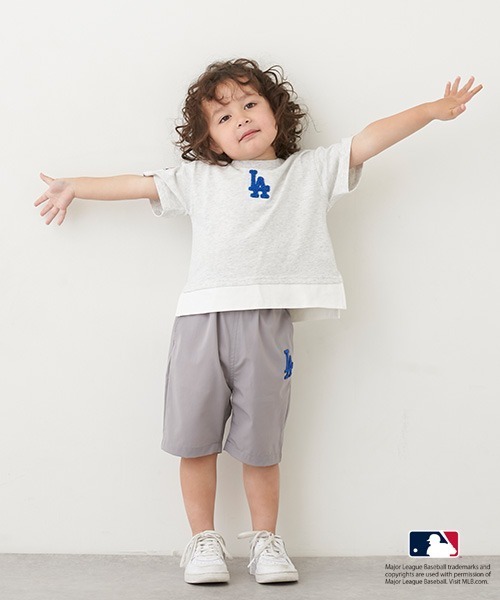 petit main(プティマイン)の「【MLB】サガラロゴTシャツ(Tシャツ/カットソー・キッズ・レッド/ホワイト/ネイビー/オフホワイト・90cm/100cm/110cm/120cm/130cm/140cm/80cm)」の12枚目の写真