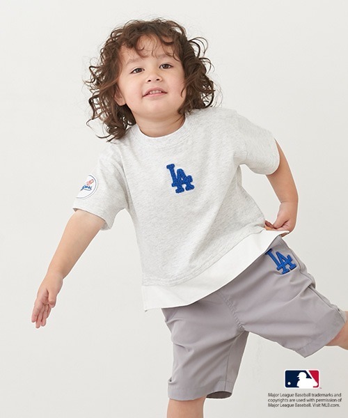 petit main(プティマイン)の「【MLB】サガラロゴTシャツ(Tシャツ/カットソー・キッズ・レッド/ホワイト/ネイビー/オフホワイト・90cm/100cm/110cm/120cm/130cm/140cm/80cm)」の14枚目の写真