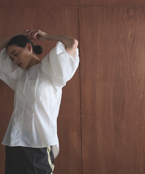 AIC.（エーアイシー）の「バルーンスリーブブラウス（シャツ/ブラウス・レディース・オフホワイト/ブラック・FREE）」の21枚目の写真