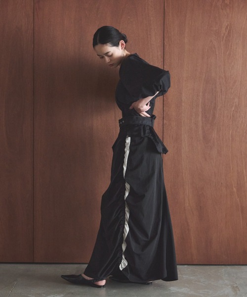 AIC.（エーアイシー）の「バルーンスリーブブラウス（シャツ/ブラウス・レディース・オフホワイト/ブラック・FREE）」の10枚目の写真