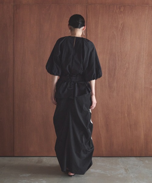 AIC.（エーアイシー）の「バルーンスリーブブラウス（シャツ/ブラウス・レディース・オフホワイト/ブラック・FREE）」の12枚目の写真