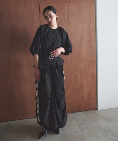 AIC.（エーアイシー）の「バルーンスリーブブラウス（シャツ/ブラウス・レディース・オフホワイト/ブラック・FREE）」の15枚目の写真