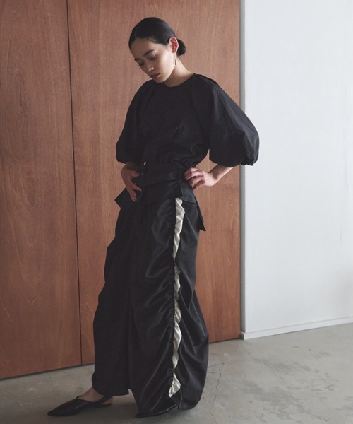 AIC.（エーアイシー）の「バルーンスリーブブラウス（シャツ/ブラウス・レディース・オフホワイト/ブラック・FREE）」の16枚目の写真