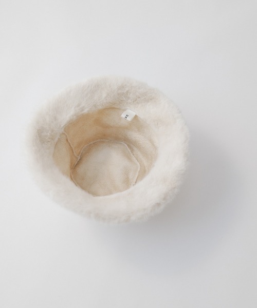 DEICY（デイシー）の「フェイクミンクハット（ハット・レディース・アイボリー/ブラック・FREE）」の15枚目の写真