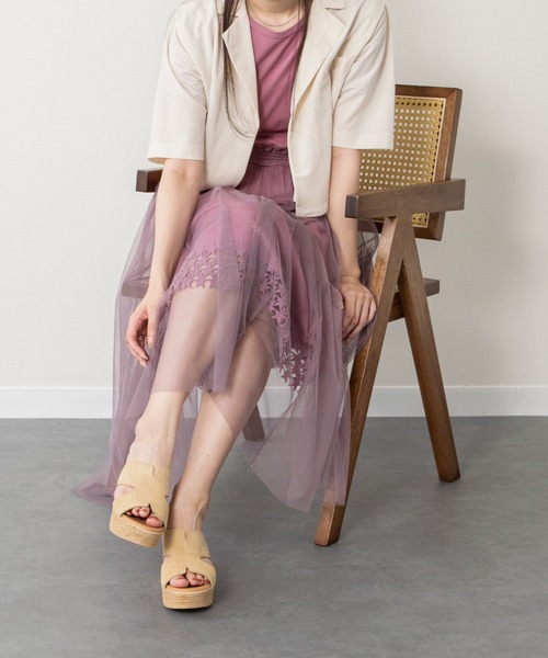 inter-chaussures（インターショシュール）の「【Oh my Sandals】クッションインソール厚底ミュールサンダル(E42501)（サンダル・レディース・ベージュ/ブラック/ブラウン・38/36/37/35）」の15枚目の写真