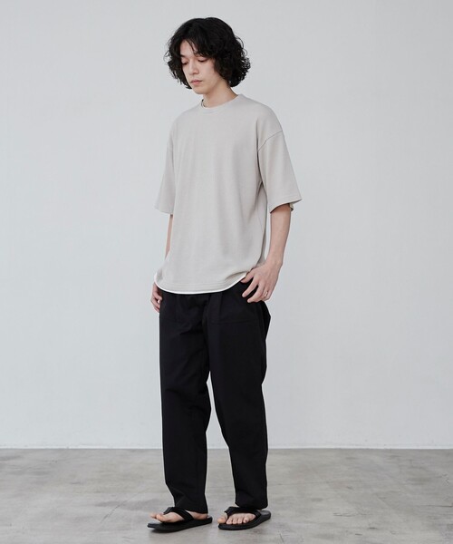 coen（コーエン）の「ウォッシュドリップベイカーパンツ（その他パンツ・メンズ・ブラック/オリーブ/ベージュ・M/L/XL）」の9枚目の写真