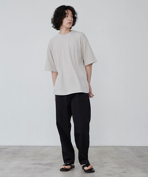 coen（コーエン）の「ウォッシュドリップベイカーパンツ（その他パンツ・メンズ・ブラック/オリーブ/ベージュ・M/L/XL）」の7枚目の写真