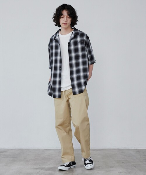 coen（コーエン）の「ウォッシュドリップベイカーパンツ（その他パンツ・メンズ・ブラック/オリーブ/ベージュ・M/L/XL）」の5枚目の写真