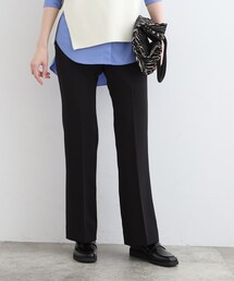 INDIVI | 【新作！褒められパンツ／洗える／高ストレッチ】セミフレアパンツ(その他パンツ)