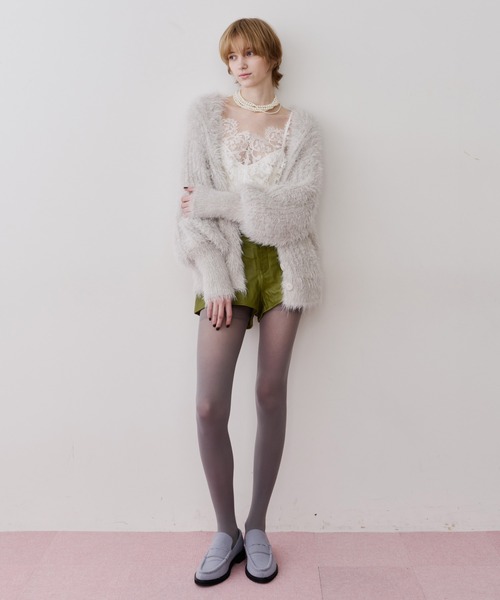 フェザーヤーンリラックス2wayカーディガン（カーディガン