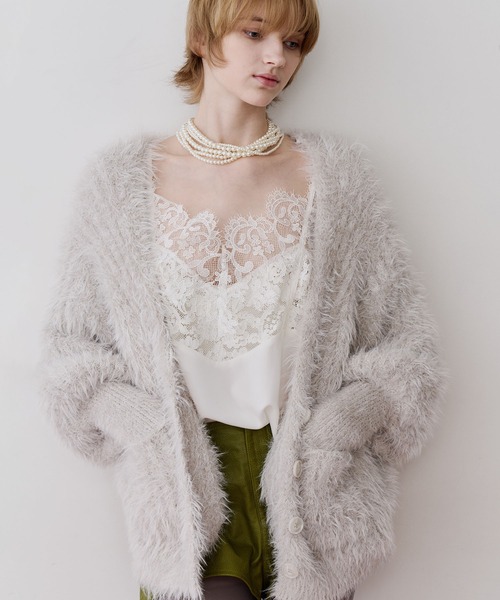 フェザーヤーンリラックス2wayカーディガン（カーディガン/ボレロ