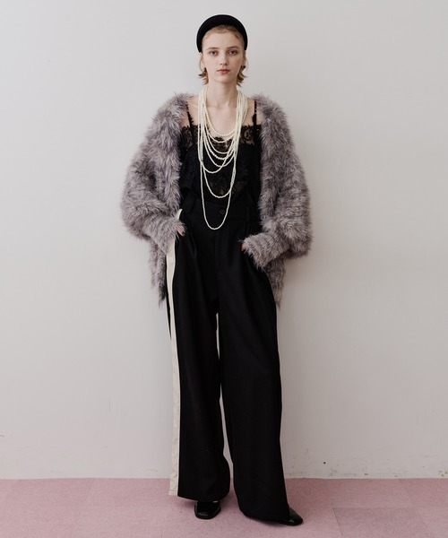 フェザーヤーンリラックス2wayカーディガン（カーディガン