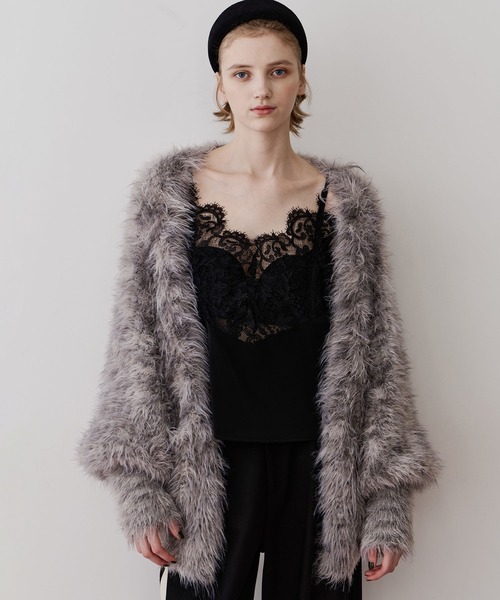 フェザーヤーンリラックス2wayカーディガン（カーディガン/ボレロ