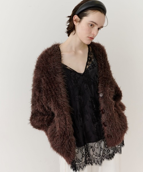 フェザーヤーンリラックス2wayカーディガン（カーディガン/ボレロ