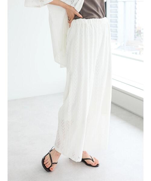 CRAFT STANDARD BOUTIQUE（クラフトスタンダードブティック）の「レースパンツ（その他パンツ・レディース・ホワイト/ブラック・L/M）」の11枚目の写真