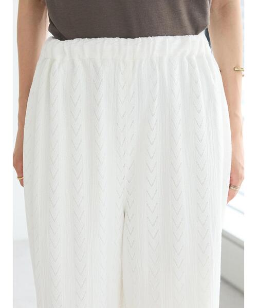 CRAFT STANDARD BOUTIQUE（クラフトスタンダードブティック）の「レースパンツ（その他パンツ・レディース・ホワイト/ブラック・L/M）」の8枚目の写真