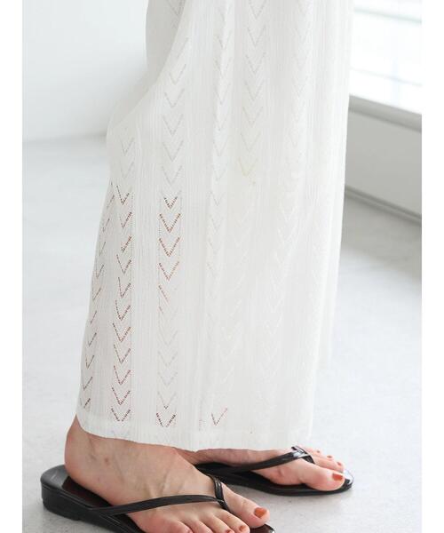 CRAFT STANDARD BOUTIQUE（クラフトスタンダードブティック）の「レースパンツ（その他パンツ・レディース・ホワイト/ブラック・L/M）」の7枚目の写真