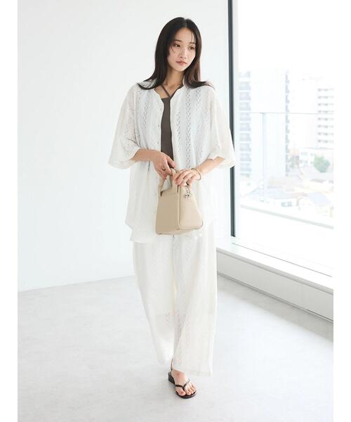 CRAFT STANDARD BOUTIQUE（クラフトスタンダードブティック）の「レースパンツ（その他パンツ・レディース・ホワイト/ブラック・L/M）」の5枚目の写真