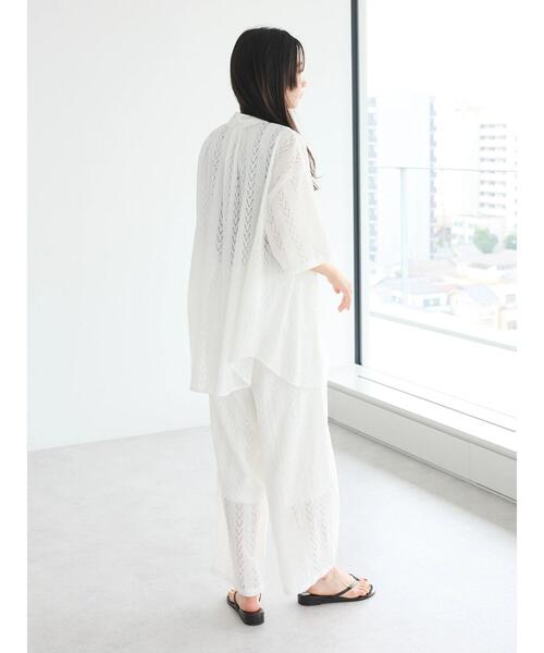 CRAFT STANDARD BOUTIQUE（クラフトスタンダードブティック）の「レースパンツ（その他パンツ・レディース・ホワイト/ブラック・L/M）」の3枚目の写真