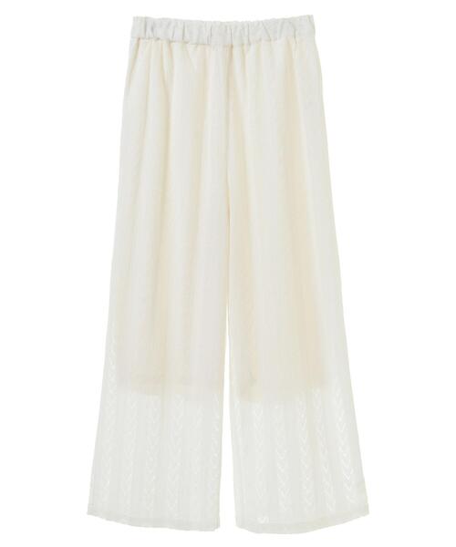 CRAFT STANDARD BOUTIQUE（クラフトスタンダードブティック）の「レースパンツ（その他パンツ・レディース・ホワイト/ブラック・L/M）」の15枚目の写真