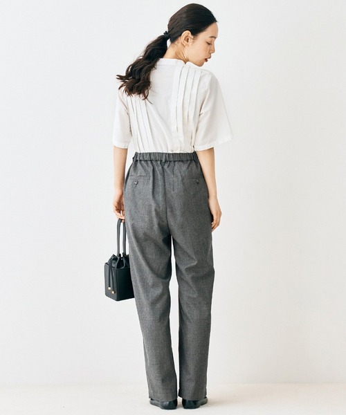 and myera（アンド マイラ）の「ａｎｄ　ｍｙｅｒａ　幅広タックブラウス（シャツ/ブラウス・レディース・ホワイト/ブラック・LARGE/MEDIUM/X-LARGE/SMALL）」の17枚目の写真