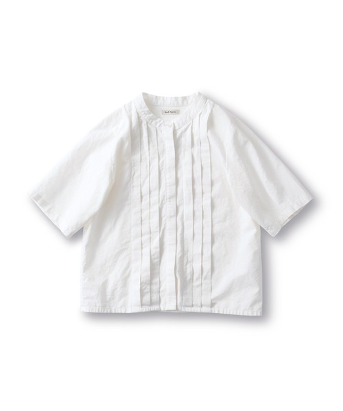 and myera（アンド マイラ）の「ａｎｄ　ｍｙｅｒａ　幅広タックブラウス（シャツ/ブラウス・レディース・ホワイト/ブラック・LARGE/MEDIUM/X-LARGE/SMALL）」の20枚目の写真