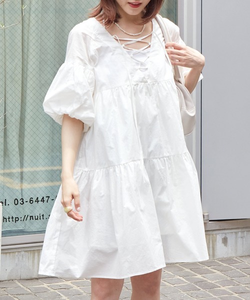 w closet（ダブルクローゼット）の「ティアードレースアップ