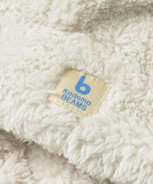 こども ビームス(コドモビームス)の「ベビー 耳つき フードマフラー 2024(マフラー・キッズ・ホワイト系その他2/ベージュ・ONE SIZE)」の13枚目の写真