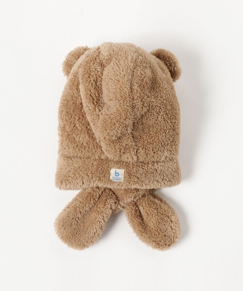 こども ビームス(コドモビームス)の「ベビー 耳つき フードマフラー 2024(マフラー・キッズ・ホワイト系その他2/ベージュ・ONE SIZE)」の15枚目の写真