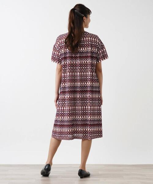 ミディ丈ワンピース【Leilian WHITE LABEL】