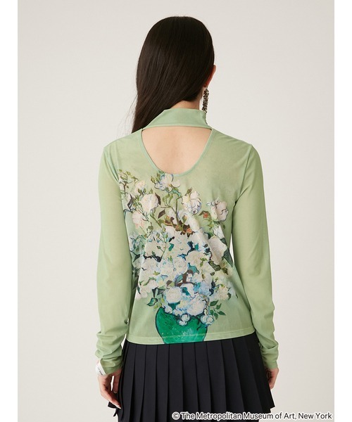 LILY BROWN（リリーブラウン）の「【The Metropolitan Museum of Art】シアートップス（Tシャツ/カットソー・レディース・ベージュ/ネイビー/グリーン/ライトブルー・FREE）」の9枚目の写真