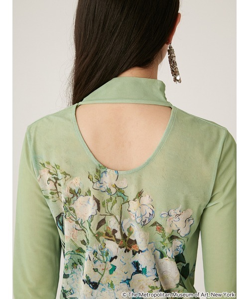 LILY BROWN（リリーブラウン）の「【The Metropolitan Museum of Art】シアートップス（Tシャツ/カットソー・レディース・ベージュ/ネイビー/グリーン/ライトブルー・FREE）」の14枚目の写真