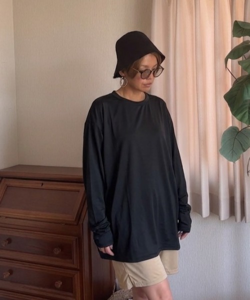 Ritzy（リッツィー）の「洋服見え 体型カバー 長袖ラッシュガード+ショートパンツ+タンクトップビキニ 水着 4点セット（水着・レディース・ベージュ系/ブラック系3/ブラック系1/ホワイト系/ブラック系2・M/L/XL）」の15枚目の写真