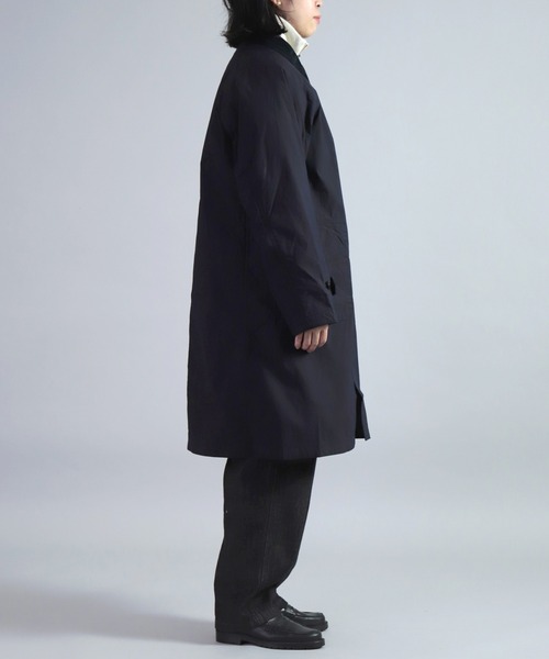 OMNIGOD（オムニゴッド）の「[OMNIGOD womens / オムニゴッド] インディゴＮＣクロス ストームコート（ステンカラーコート・レディース・インディゴブルー・0）」の5枚目の写真