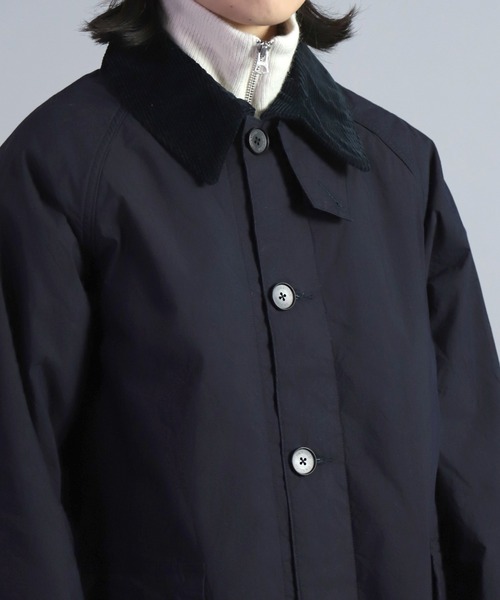 OMNIGOD（オムニゴッド）の「[OMNIGOD womens / オムニゴッド] インディゴＮＣクロス ストームコート（ステンカラーコート・レディース・インディゴブルー・0）」の7枚目の写真