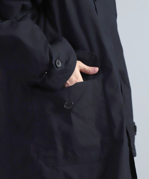 OMNIGOD（オムニゴッド）の「[OMNIGOD womens / オムニゴッド] インディゴＮＣクロス ストームコート（ステンカラーコート・レディース・インディゴブルー・0）」の10枚目の写真