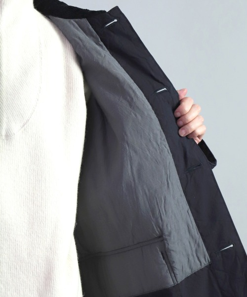 OMNIGOD（オムニゴッド）の「[OMNIGOD womens / オムニゴッド] インディゴＮＣクロス ストームコート（ステンカラーコート・レディース・インディゴブルー・0）」の11枚目の写真