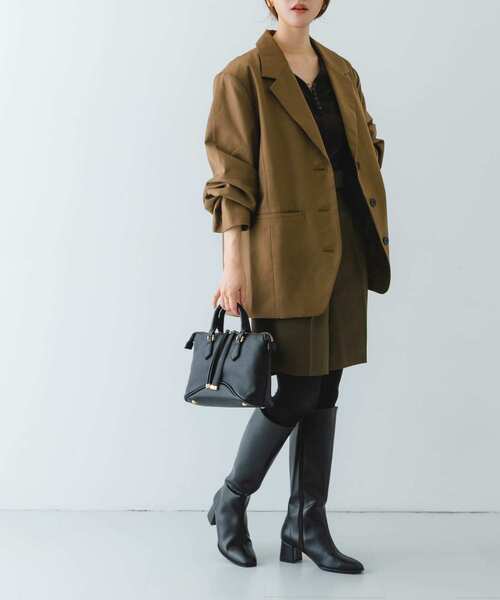 RODE SKO（ロデスコ）の「メタルストラップミニボストンバッグ（ボストンバッグ・レディース・ブラック/アイボリー/モカ・ONE）」の18枚目の写真