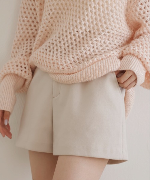 洗える】ジャージメルトンショートパンツ（その他パンツ）｜VIS（ビス