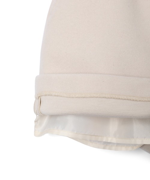 VIS(ビス)の「【洗える】ジャージメルトンショートパンツ(その他パンツ・レディース・ベージュ/チャコールグレー/ブラック・M/S)」の5枚目の写真