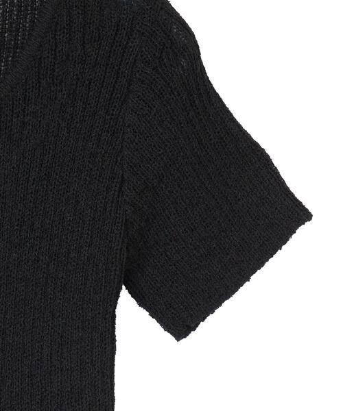 dispark(ディスパーク)の「DISPARK/サマーWジップニット(ニット/セーター・レディース・アイボリー/ブラック・FREE)」の11枚目の写真