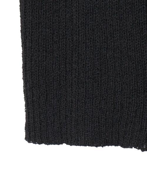 dispark(ディスパーク)の「DISPARK/サマーWジップニット(ニット/セーター・レディース・アイボリー/ブラック・FREE)」の12枚目の写真