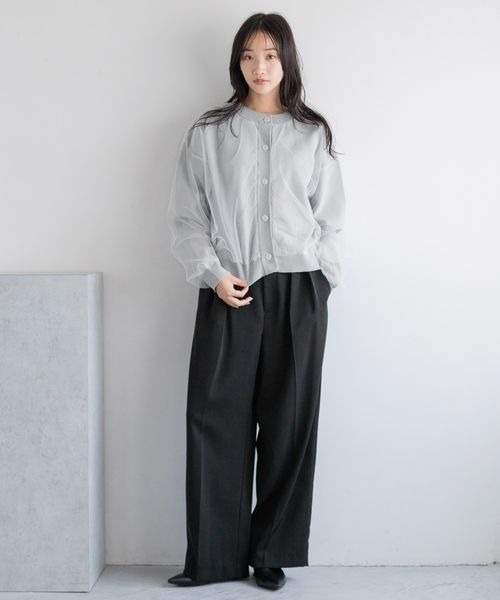 セール】ダブルタックワイドパンツ 128594（スラックス）｜LOWRYS FARM